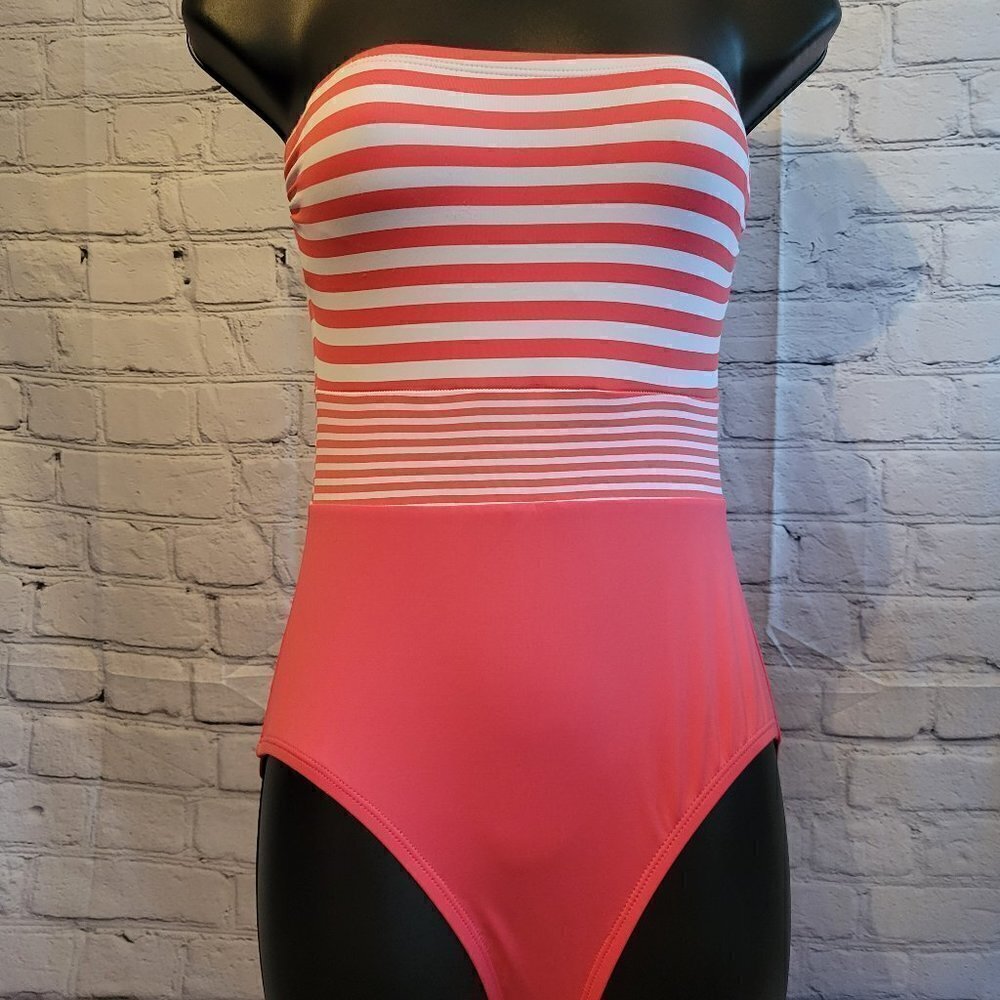 Tommy Bahama Women's Breaker Bay Bandeau Swim One Piece